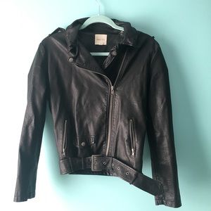 Silence and Noise pleather jacket